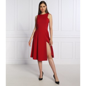 Czerwona sukienka Elisabetta Franchi bez rękawów