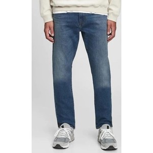 Niebieskie jeansy Gap w street stylu z bawełny