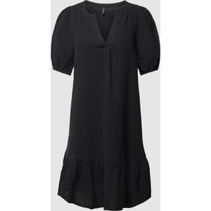 Czarna sukienka Vero Moda z krótkim rękawem