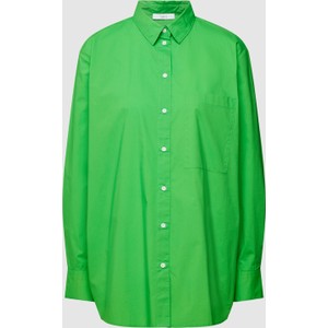 Zielona koszula Jake*s w sportowym stylu z bawełny z kołnierzykiem