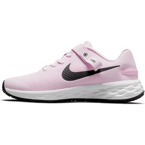 Różowe buty sportowe Nike z płaską podeszwą w sportowym stylu sznurowane