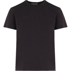 Czarny t-shirt born2be z bawełny w stylu casual z krótkim rękawem