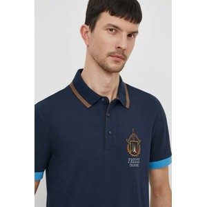 Koszulka polo Aeronautica Militare w stylu casual z krótkim rękawem