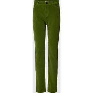 Zielone spodnie Christian Berg Woman z bawełny