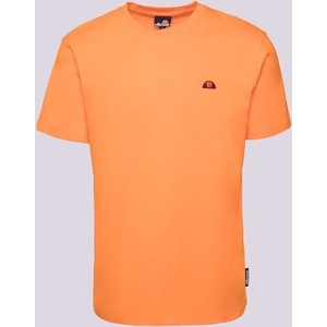 Pomarańczowy t-shirt Ellesse w sportowym stylu z krótkim rękawem