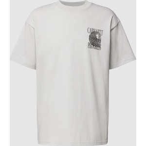 T-shirt Carhartt WIP z bawełny z nadrukiem z krótkim rękawem