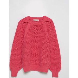 Różowy sweter Big Star w stylu casual