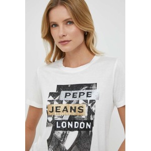 T-shirt Pepe Jeans z krótkim rękawem w młodzieżowym stylu