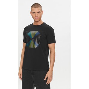 T-shirt Armani Exchange z krótkim rękawem w młodzieżowym stylu z nadrukiem
