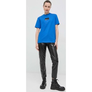 Bluzka Karl Lagerfeld Jeans z krótkim rękawem w stylu casual z bawełny
