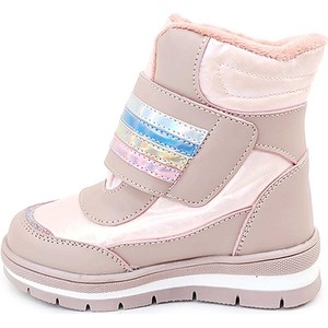 Różowe buty dziecięce zimowe Weestep z wełny