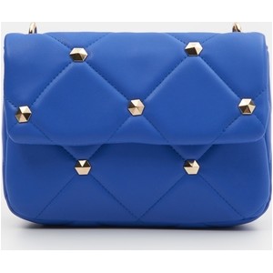 Niebieska torebka Sinsay średnia matowa w stylu glamour