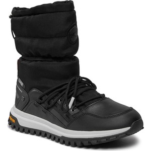 Czarne buty zimowe Colmar sznurowane