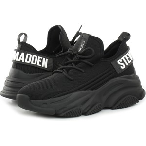 Czarne buty sportowe Steve Madden w sportowym stylu
