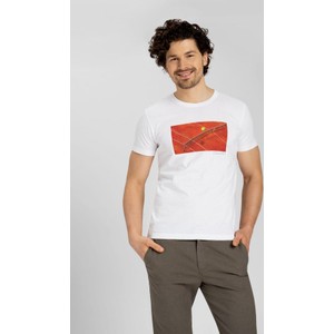 T-shirt Volcano w młodzieżowym stylu z nadrukiem