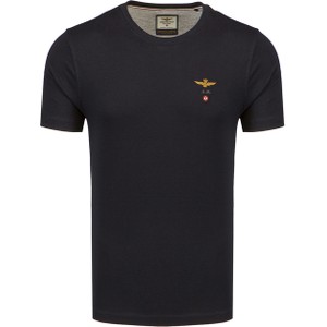 T-shirt Aeronautica Militare z bawełny w stylu klasycznym