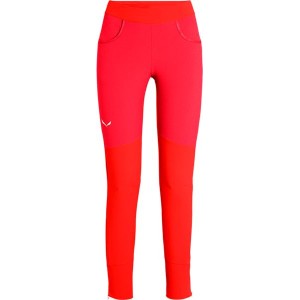 Czerwone spodnie sportowe Salewa w sportowym stylu