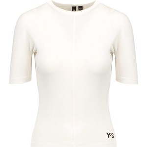 Bluzka Y-3 z krótkim rękawem z bawełny w stylu casual