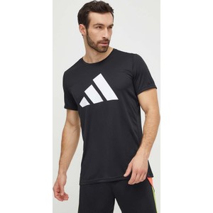 T-shirt Adidas Performance z nadrukiem
