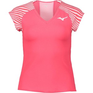 Różowa bluzka Mizuno w sportowym stylu
