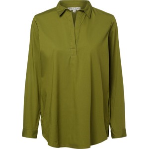 Zielona bluzka Marie Lund z długim rękawem z bawełny