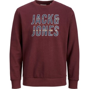 Czerwona bluza Jack & Jones w młodzieżowym stylu