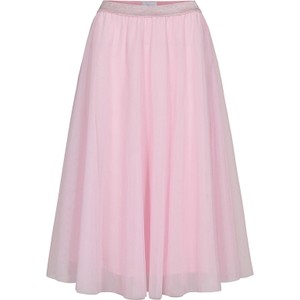 Różowa spódnica Numph midi w stylu casual