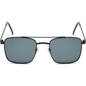 Cropp - Okulary przeciwsłoneczne z kwadratowymi oprawkami - czarny