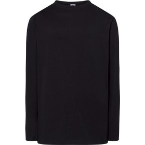 Czarna koszulka z długim rękawem JK Collection z długim rękawem w stylu casual
