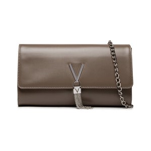 Brązowa torebka Valentino na ramię mała z breloczkiem