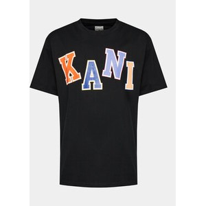 T-shirt Karl Kani z nadrukiem z krótkim rękawem w młodzieżowym stylu