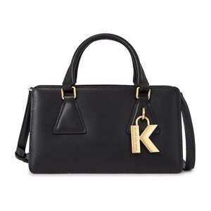 Czarna torebka Karl Lagerfeld matowa do ręki