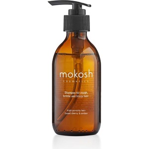 Mokosh szampon do włosów szorstkich, łamliwych i puszących się Czereśnia &amp;amp; Bursztyn 200 ml