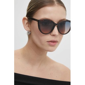 Brązowe okulary damskie Answear Lab