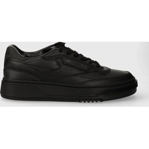 Czarne buty sportowe Reebok Ltd w sportowym stylu sznurowane