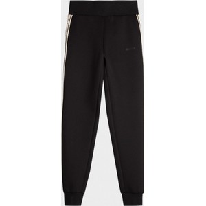 Czarne spodnie sportowe Guess w sportowym stylu z bawełny