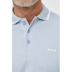 Koszulka polo Hugo Boss z bawełny z krótkim rękawem