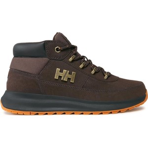 Brązowe buty trekkingowe Helly Hansen sznurowane