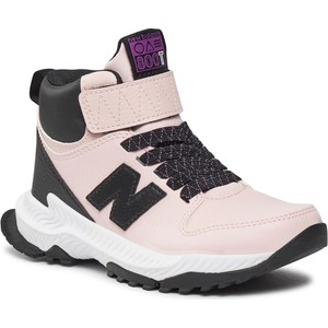 Różowe buty dziecięce zimowe New Balance na rzepy