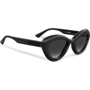 Czarne okulary damskie Moschino