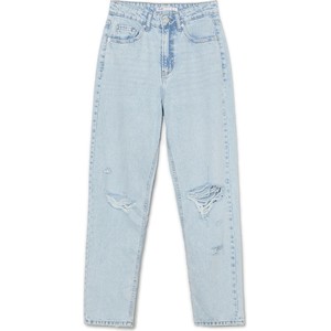 Niebieskie jeansy Cropp w stylu casual