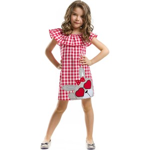 Sukienka dziewczęca Deno Kids w krateczkę z bawełny