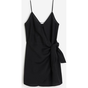 Czarna sukienka H & M z tkaniny
