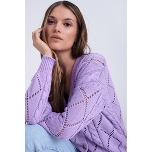 Fioletowy sweter Greenpoint z bawełny