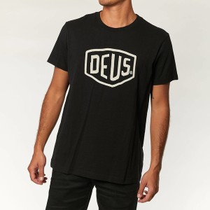 T-shirt Deus Ex Machina z krótkim rękawem w młodzieżowym stylu