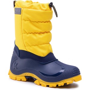Żółte buty dziecięce zimowe CMP dla chłopców