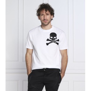 T-shirt Philipp Plein z krótkim rękawem w młodzieżowym stylu