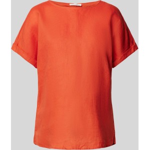 Pomarańczowy t-shirt Christian Berg Woman z krótkim rękawem