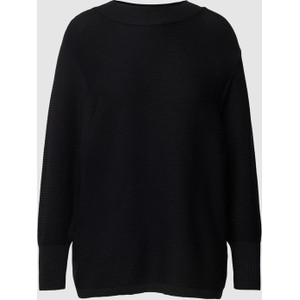 Czarny sweter More & More w stylu casual