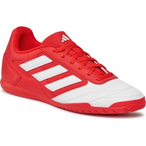 Czerwone buty sportowe Adidas w sportowym stylu ultraboost
